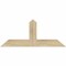 Ekena Millwork Portland Rough Sawn Timber Gable Bracket, Douglas Fir, 36"W x 15"H x 2"D x 4"F, 10/12 Pitch GBW036X15X0204POR00RDF - alternate 1